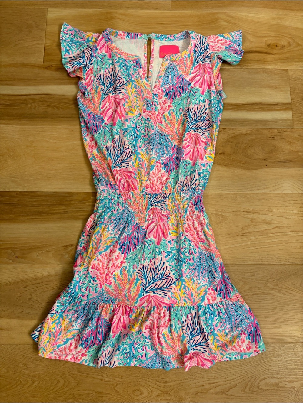 Lilly Pulitzer Multi-Color Coral Reef Print Romper